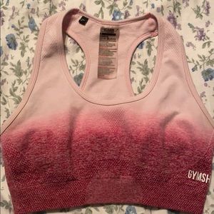 Gymshark Pink Ombré Sports Bra